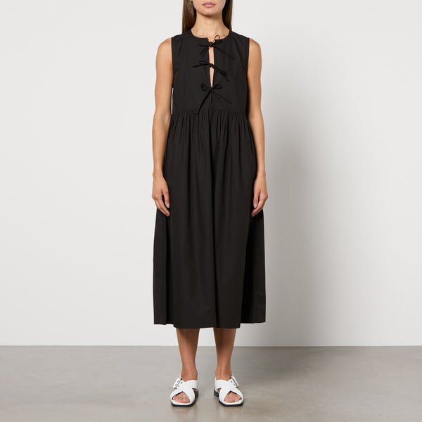 Ganni CottonPoplin Midi Dress