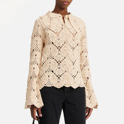 By Malene Birger Gwenevere Cotton Crochet Top