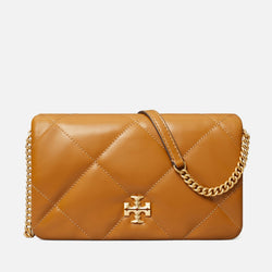 Tory Burch Kira Diamond Leather Chain Wallet