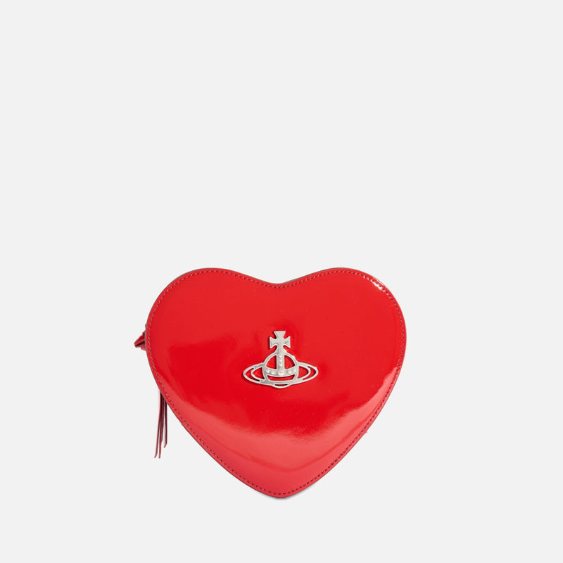 Vivienne Westwood Louise Heart Patent Leather Bag