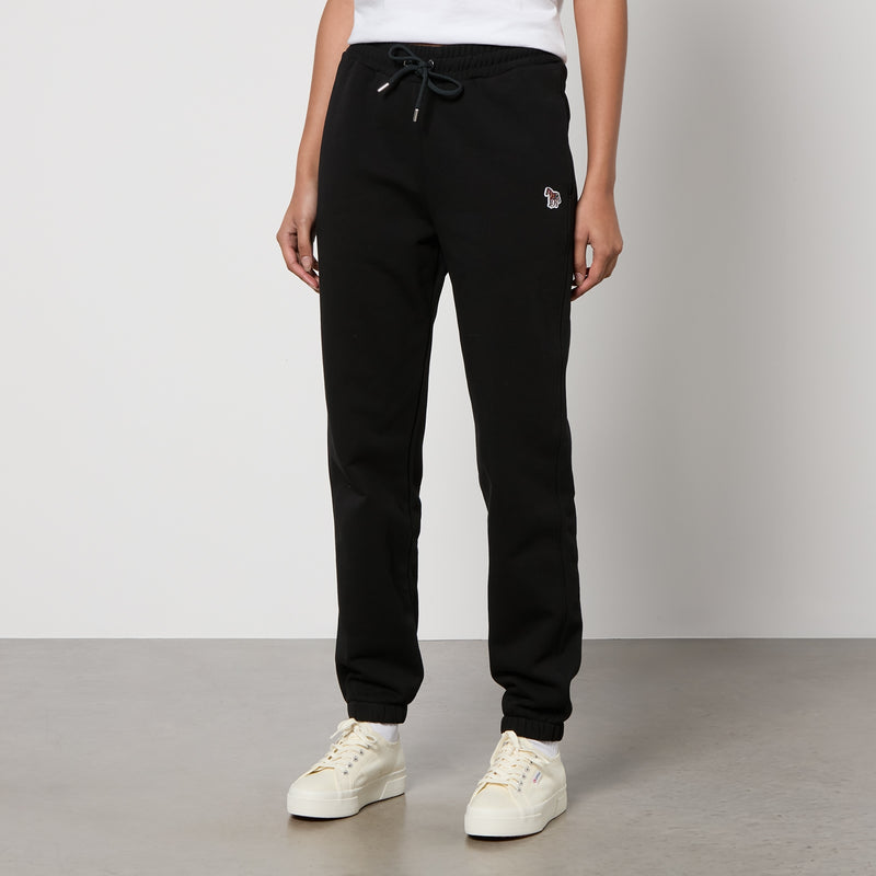 PS Paul Smith Zebra Organic Cotton-Jersey Joggers - Black