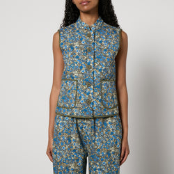 Lollys Laundry Cairo FloralPrint Quilted Cotton Vest