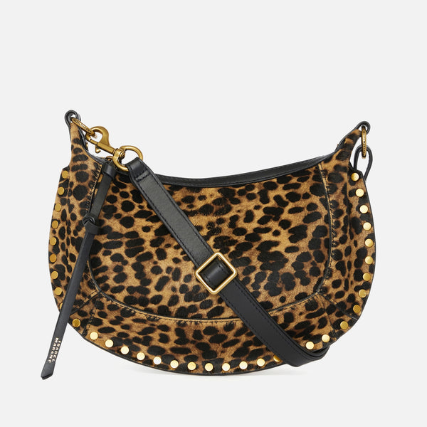 Isabel Marant Oskan Moon Calfskin Crossbody Bag