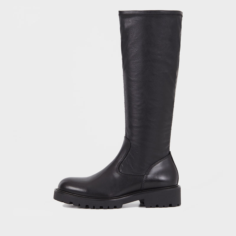 Vagabond Kenova Stretch Leather Knee High Boots