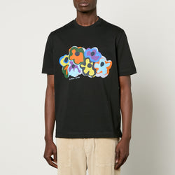 PS Paul Smith Floral Motif Cotton-Jersey T-Shirt