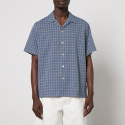 PS Paul Smith Boxy Pattern Jacquard Cotton Shirt