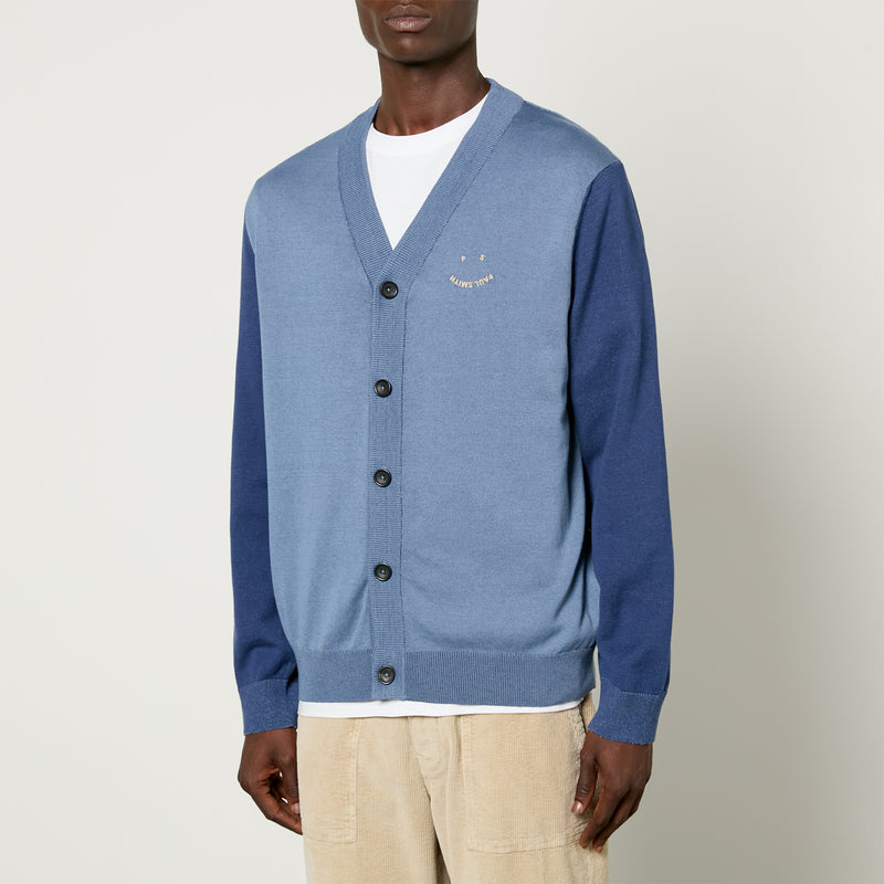 PS Paul Smith Happy Logo Cotton Cardigan