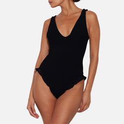 Hunza G Lisa Seersucker Swimsuit