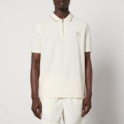 Fred Perry LogoEmbroidered Woven Polo Shirt