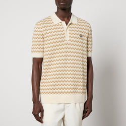 Fred Perry IntarsiaStriped CottonTerry Shirt