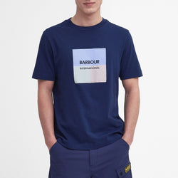 Barbour International Triptych Graphic CottonJersey TShirt