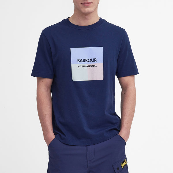 Barbour International Triptych Graphic CottonJersey TShirt