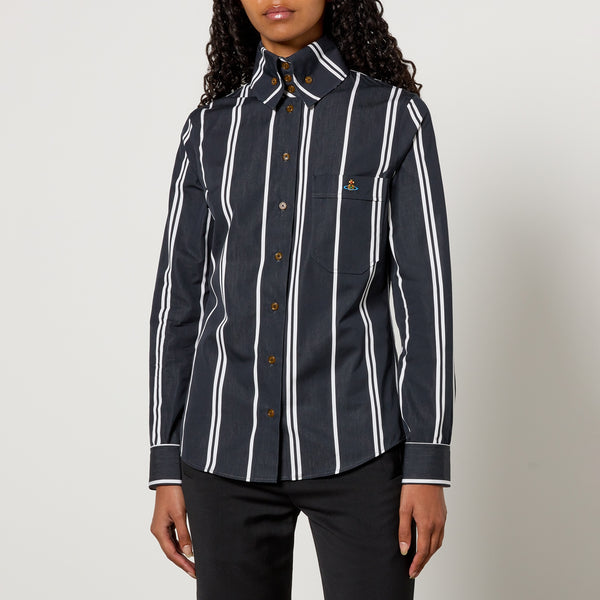 Vivienne Westwood Classic Krall Striped Cotton-Poplin Shirt