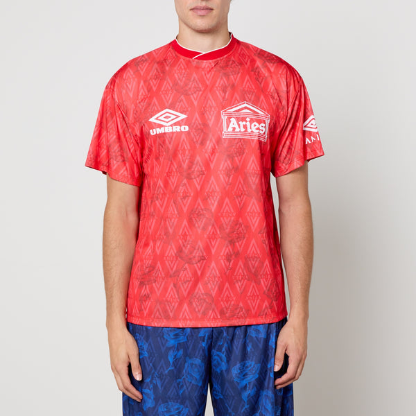 ARIES x Umbro White Roses Jersey Football Shirt