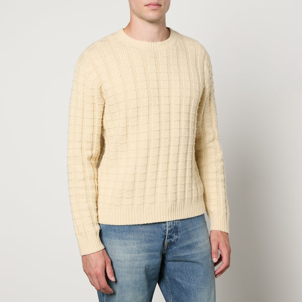 Sunflower Angle Cotton and Wool-Blend Jacquard Jumper