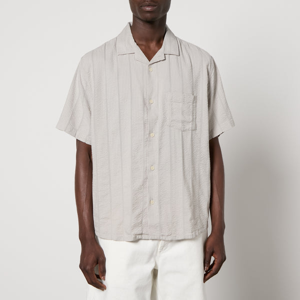 Corridor Striped Cotton-Blend Seersucker Shirt 