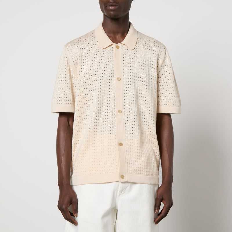 Corridor Pointelle Pima Cotton Shirt