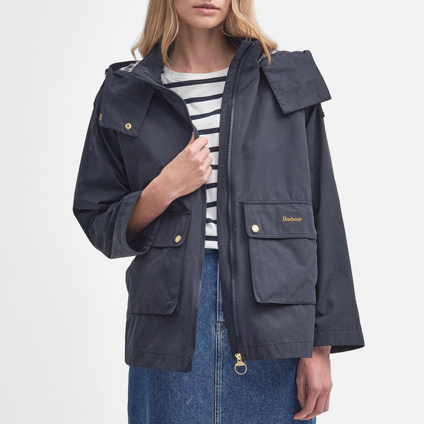 Barbour Perez Showerproof Waxed Cotton-Blend Jacket 