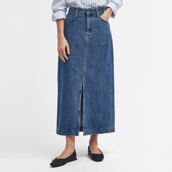 Barbour Ella Denim Midi Skirt