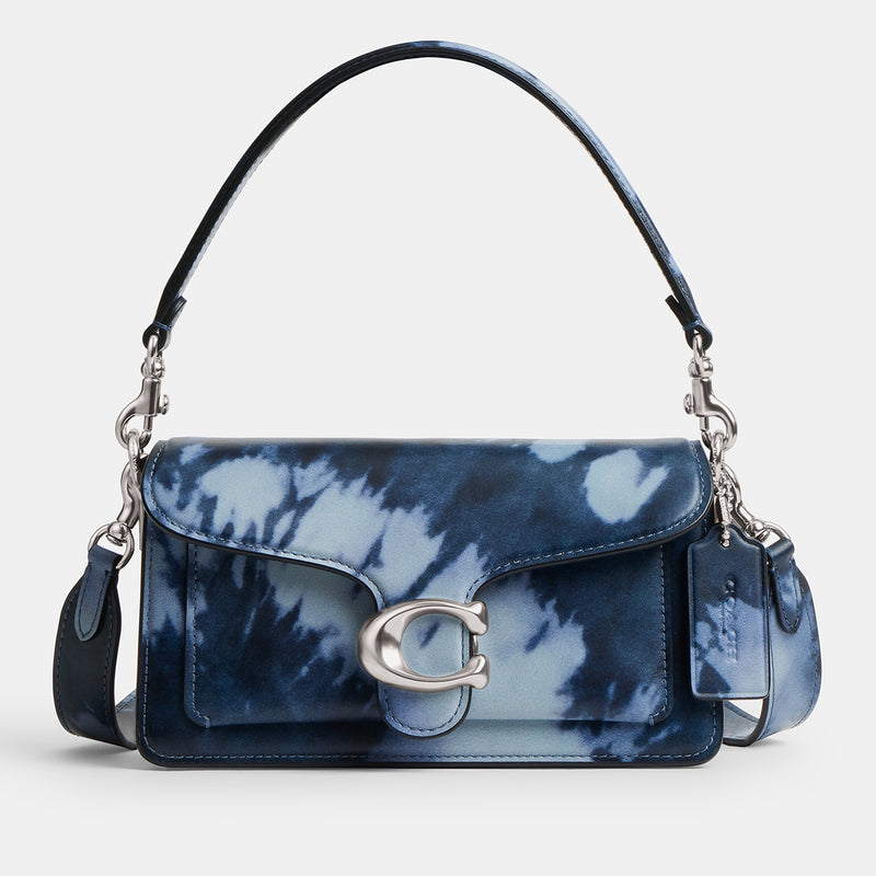 Coach TieDye Print Tabby 20 Leather Shoulder Bag