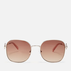 Le Specs Metamorphosis Metal RoundFrame Sunglasses