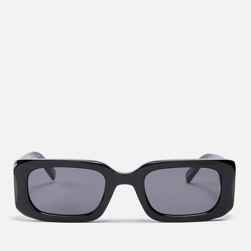 Le Specs Rippled Rebel Acetate RectangularFrame Sunglasses