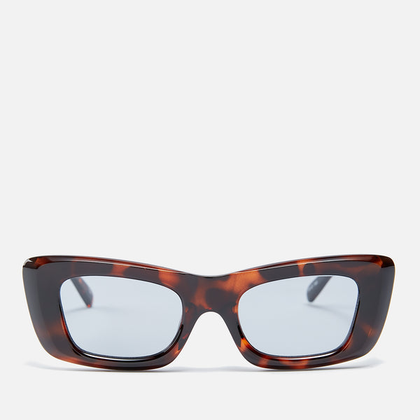 Le Specs Dopamine Acetate Rectangular-Frame Sunglasses