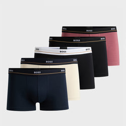 BOSS Bodywear FivePack CottonJersey Boxer Shorts