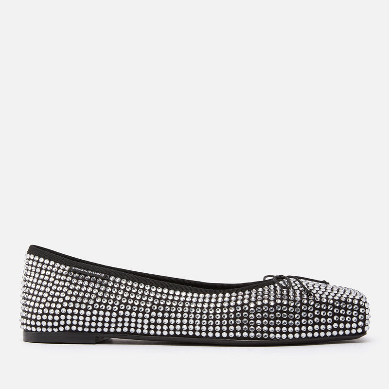 Alexander Wang Women's Billie Embellished Satin Flats