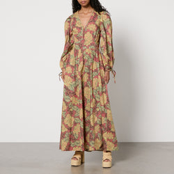 Stella Nova FloralPrint Cotton Maxi Dress