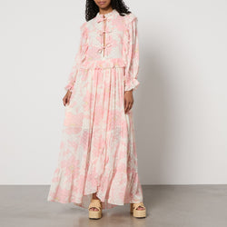 Stella Nova FloralPrint Chiffon Dress