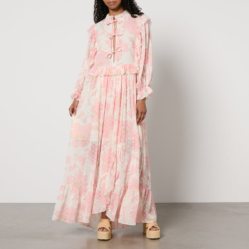 Stella Nova FloralPrint Chiffon Dress