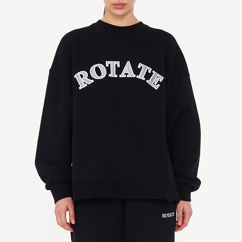 Rotate Sunday CottonJersey Relaxed Sweatshirt