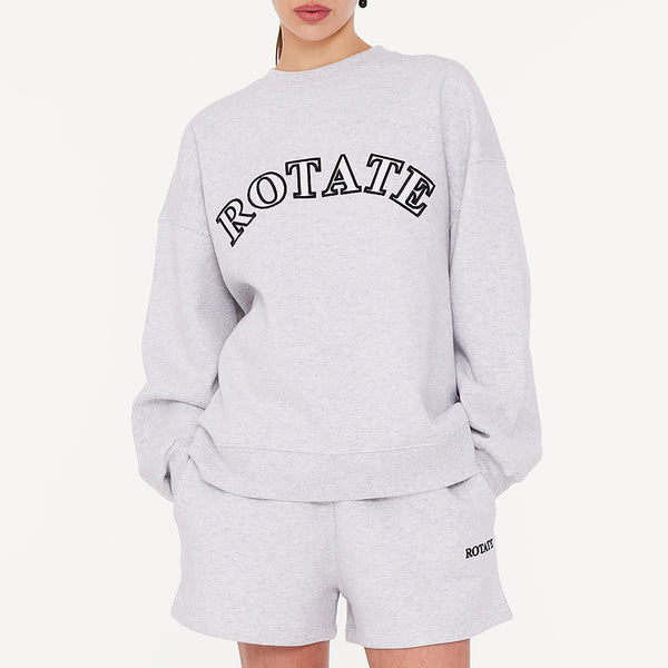 Rotate Sunday CottonJersey Relaxed Sweatshirt