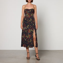 MAX&Co. Gina FloralPrint Chiffon Dress