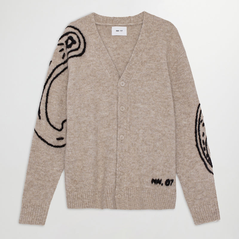 NN.07 Kyle AlpacaBlend Relaxed Fit Cardigan