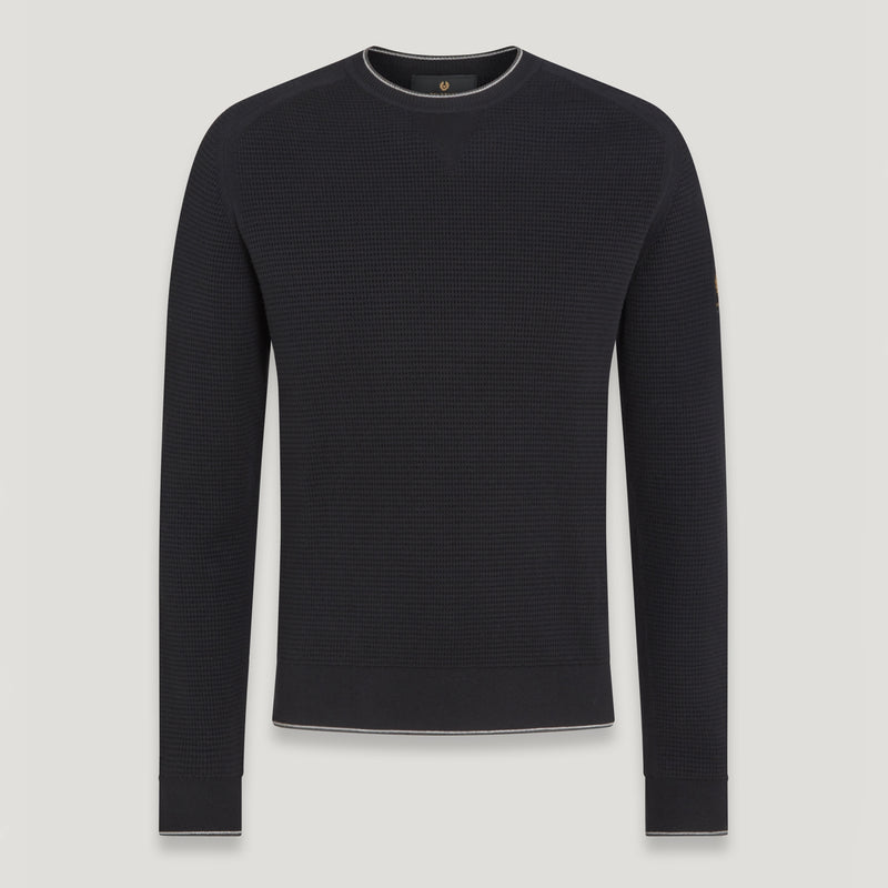 Belstaff Cole Crew Neck Cotton Knit Jumper