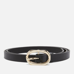 Anine Bing Mini Signature Link Leather Belt/S