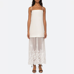 Sea New York Lara LinenBlend Slip Dress