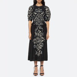 Sea New York Thea Printed CottonBlend Gauze Dress