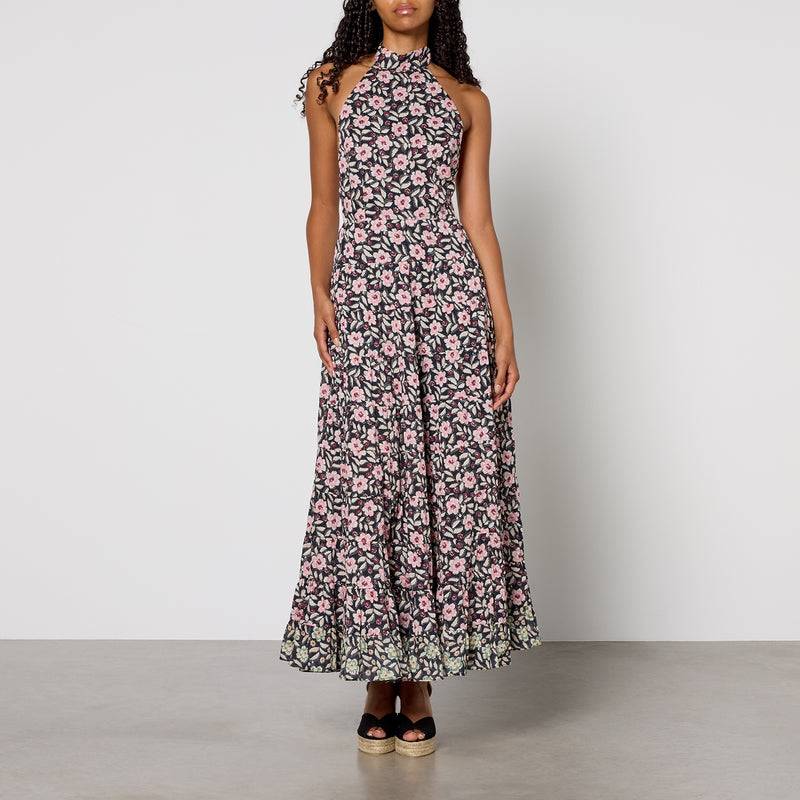 RIXO Jayne Cotton Midi Dress