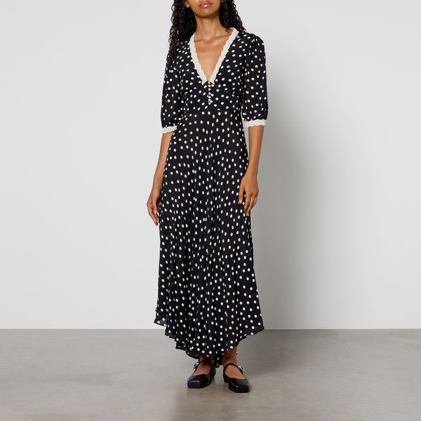 RIXO Juniper 2 Crepe Midi Dress