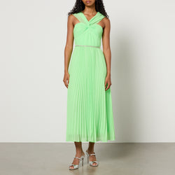 SelfPortrait Chiffon Midi Dress