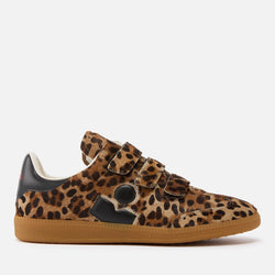 Isabel Marant Women's Beth Leopard-Print Suede Trainers