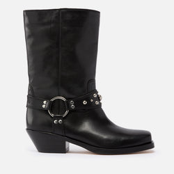 Isabel Marant Women's Antya Leather Harness Boots