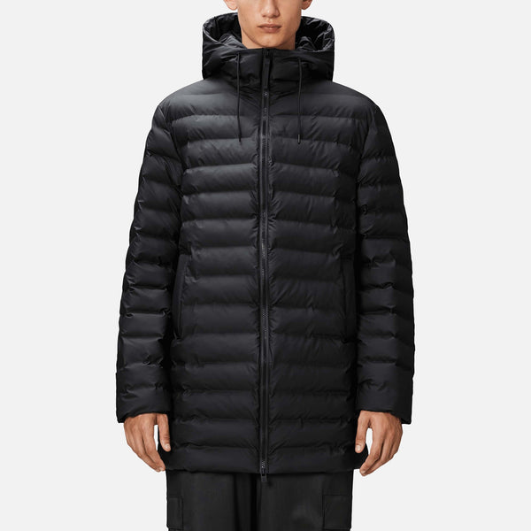 RAINS Lohja Quilted Shell Long Puffer Jacket