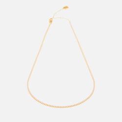 Astrid & Miyu GoldPlated Tennis Necklace