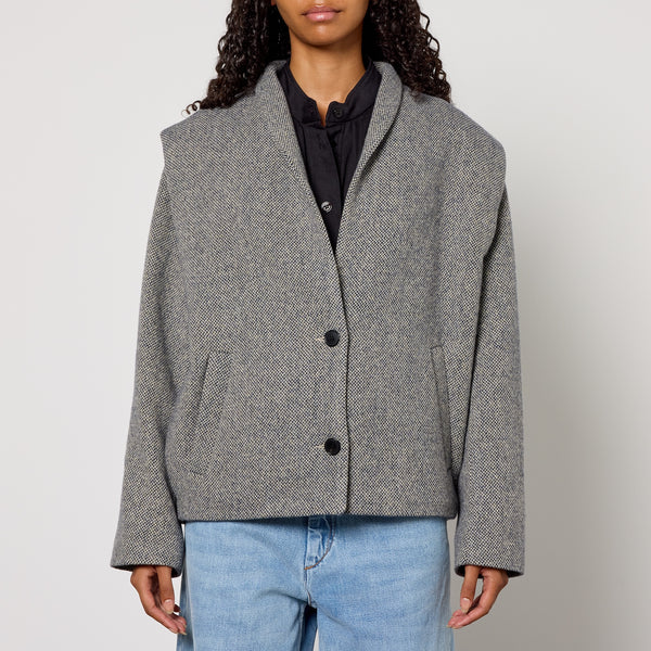 Marant Etoile Drogo Herringbone WoolBlend Jacket