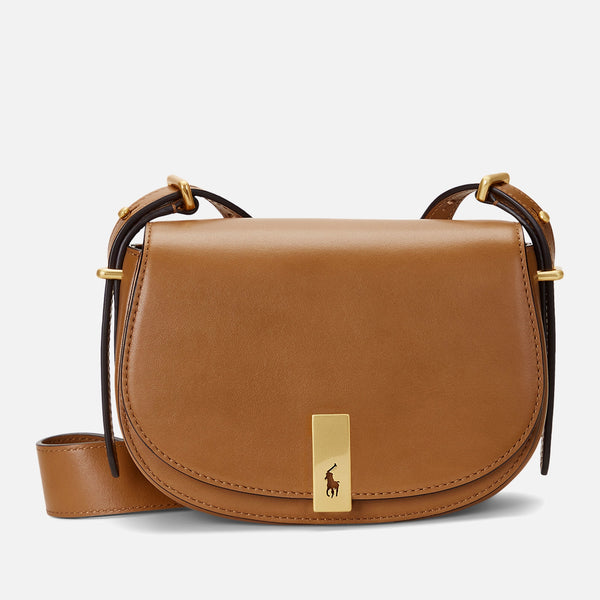 Polo Ralph Lauren Leather Small Saddle Bag