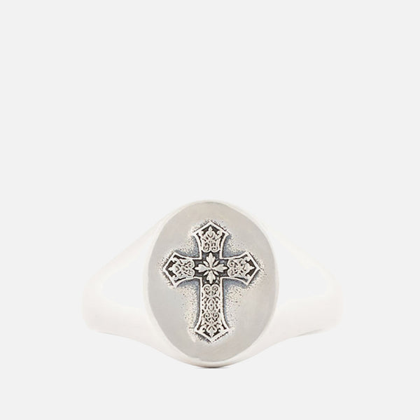 Serge DeNimes Gothic Cross 925 Sterling Silver Ring